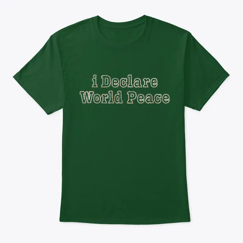 #IDWP  Multi-Color-Stroke Peace  Message